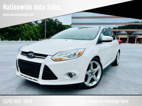 2013 Ford Focus for sale at Nationwide Auto Sales in Marietta GA