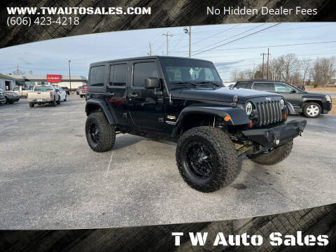 2014 Jeep Wrangler Unlimited for sale at T W Auto Sales in Science Hill KY