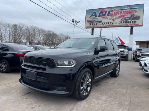 2020 Dodge Durango for sale at ANF AUTO FINANCE in Houston TX