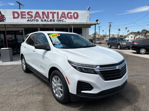 2022 Chevrolet Equinox for sale at DESANTIAGO AUTO SALES in Yuma AZ