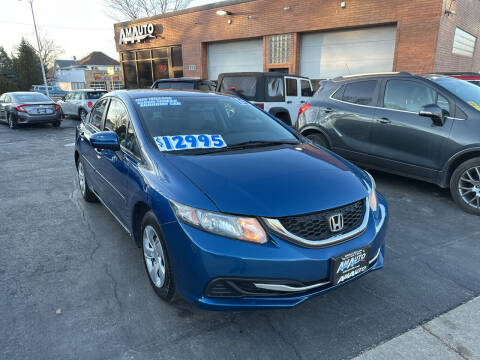 2015 Honda Civic for sale at AM AUTO SALES LLC in Milwaukee WI
