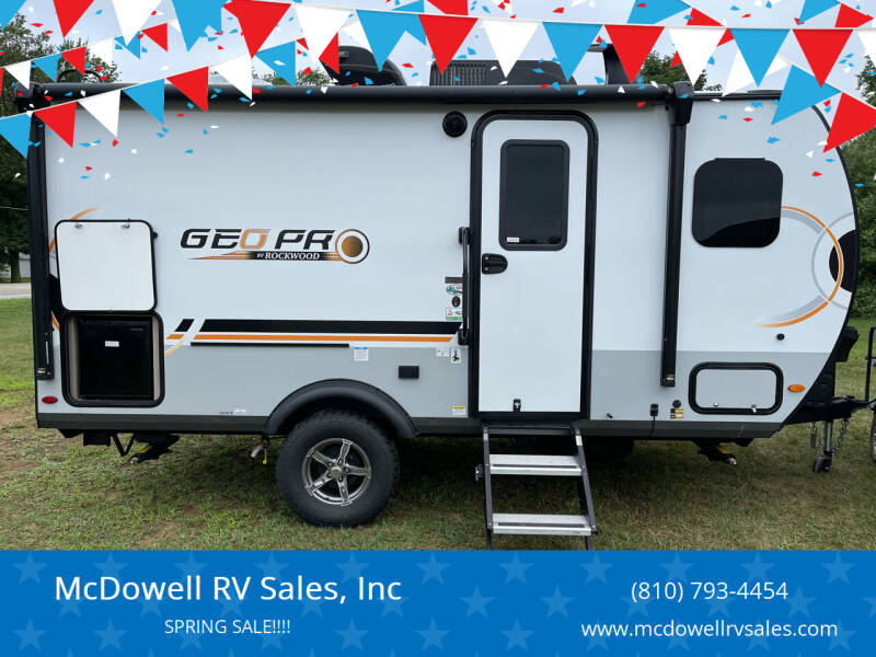 2023 Forest River Rockwood GEO-PRO 16BH for sale at McDowell RV Sales, Inc in North Branch MI
