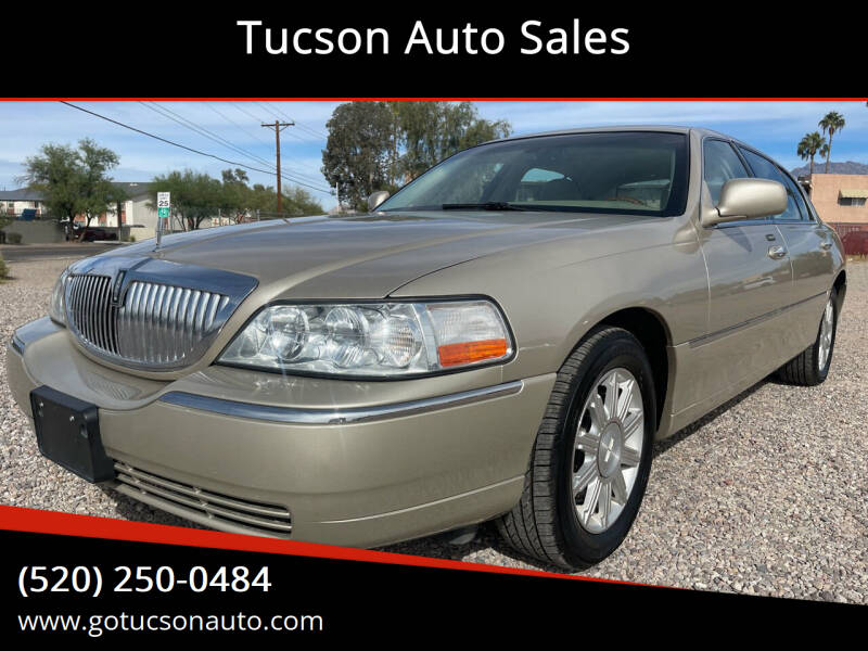 2008 Lincoln Town Car for sale at Tucson Auto Sales in Tucson AZ