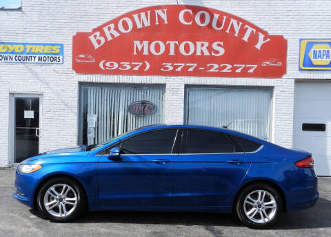 2018 Ford Fusion for sale at Brown County Motors in Russellville OH