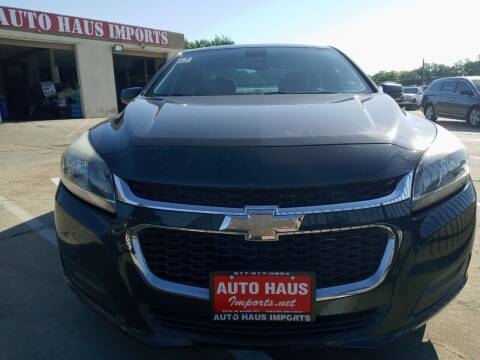 2014 Chevrolet Malibu for sale at Auto Haus Imports in Grand Prairie TX