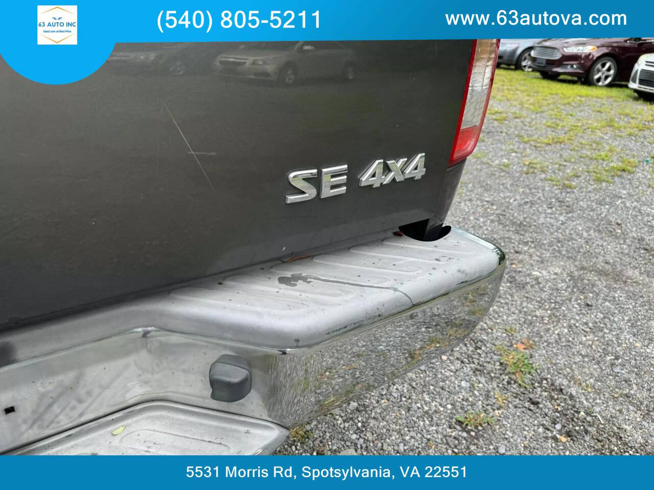 2007 Nissan Frontier for sale at 63 Auto Inc in Spotsylvania, VA