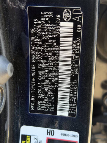 2015 Toyota Corolla L