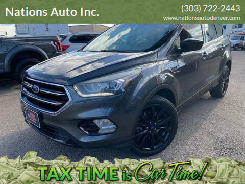 2017 Ford Escape for sale at Nations Auto Inc. in Denver CO