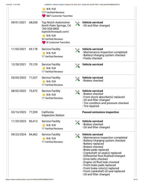 2011 Audi A8 quattro