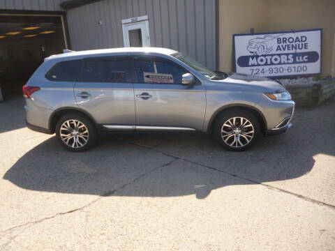 2017 Mitsubishi Outlander for sale at Broad Avenue Motors LLC in Belle Vernon PA