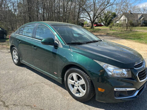2015 Chevrolet Cruze for sale at Square 1 Auto Sales - Commerce in Commerce GA