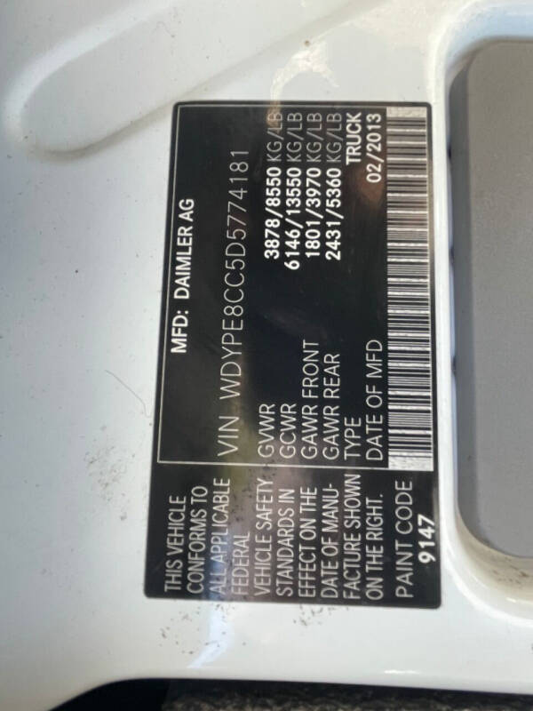 2013 Freightliner Sprinter