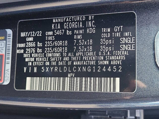 2022 Kia Sorento X-Line S