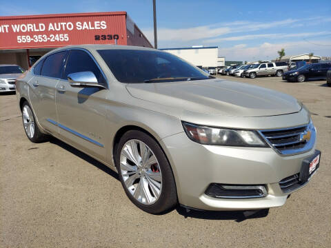 2014 Chevrolet Impala for sale at Credit World Auto Sales in Fresno CA