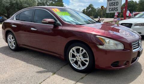 2012 Nissan Maxima for sale at VSA MotorCars in Cypress TX