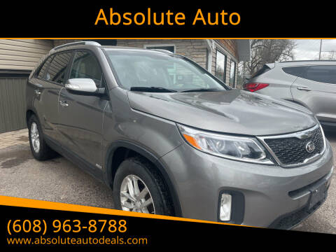 2014 Kia Sorento for sale at Absolute Auto in Baraboo WI