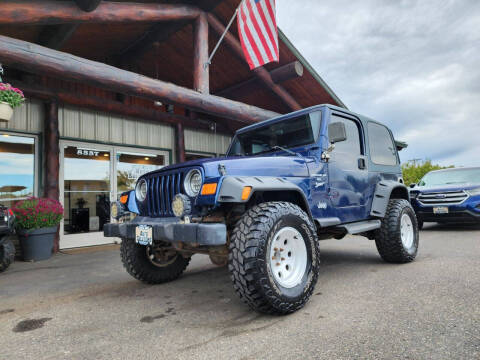 2000 Jeep Wrangler for sale at Lakes Area Auto Solutions in Baxter MN