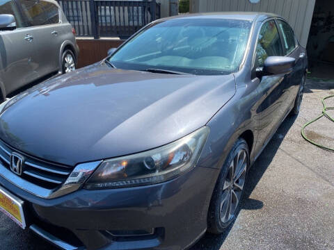 2013 Honda Accord for sale at LONG BROTHERS CAR COMPANY in Cleveland OH