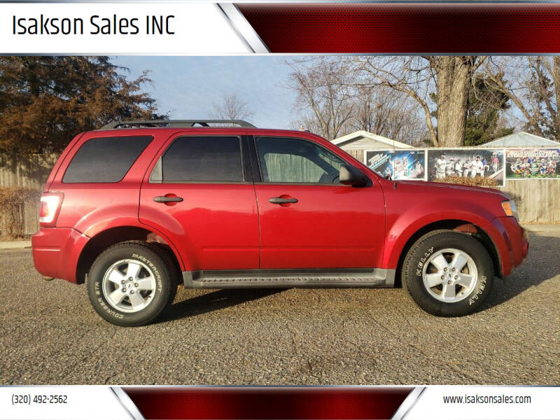 2009 Ford Escape for sale at Isakson Sales INC in Waite Park MN