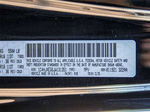 2018 Jeep Wrangler Unlimited