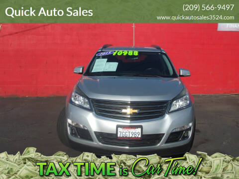 2015 Chevrolet Traverse for sale at Quick Auto Sales in Ceres CA