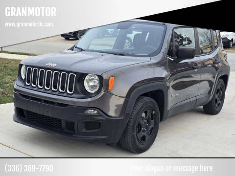 2017 Jeep Renegade for sale at GRANMOTOR in Greensboro NC