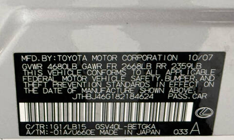2008 Lexus ES 350