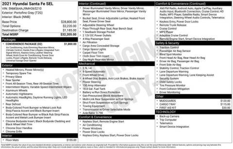 2021 Hyundai Santa Fe SEL