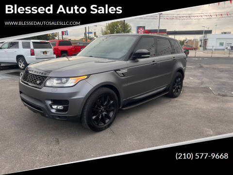 2015 Land Rover Range Rover Sport for sale at Blessed Auto Sales in San Antonio TX