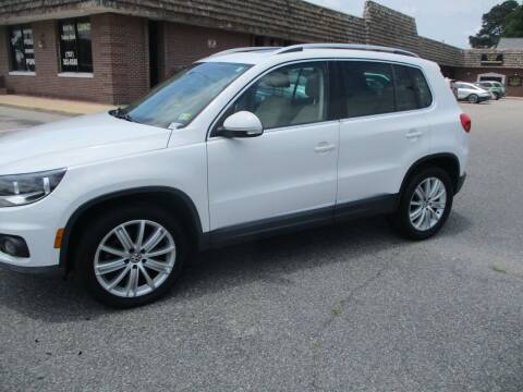 2013 Volkswagen Tiguan for sale at Funderburk Auto Wholesale in Chesapeake VA