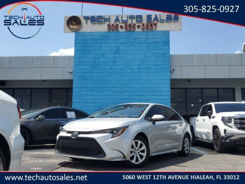 2021 Toyota Corolla for sale at Tech Auto Sales in Hialeah FL