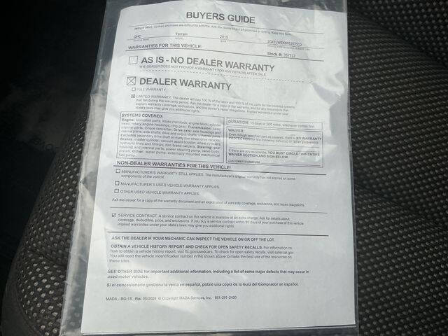 2015 GMC Terrain SLE-2