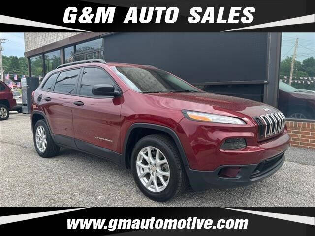 2016 Jeep Cherokee for sale at G & M Auto Sales in Kingsville, MD