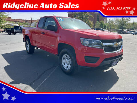 2017 Chevrolet Colorado for sale at Ridgeline Auto Sales in Saint George UT