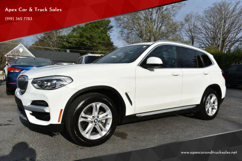 2020 BMW X3 for sale at Apex Car & Truck Sales in Apex NC