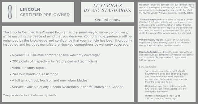 2022 Lincoln Corsair Standard