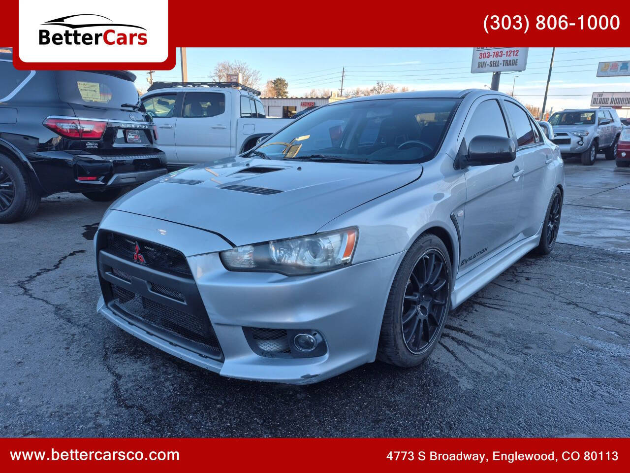 Silver 2011 Mitsubishi Lancer Evolution GSR AWD GSR 4dr Sedan 1