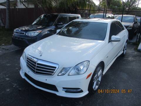 2012 Mercedes-Benz E-Class for sale at K & V AUTO SALES LLC in Hollywood FL