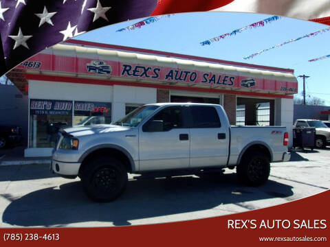 2007 Ford F-150 for sale at Rex's Auto Sales in Junction City KS
