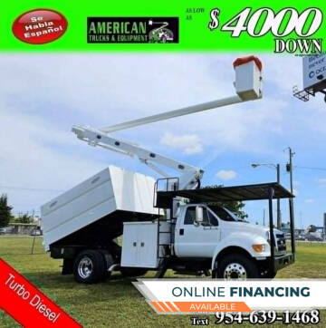 2013 Ford F-750 Super Duty for sale at American Trucks and Equipment in Hollywood FL