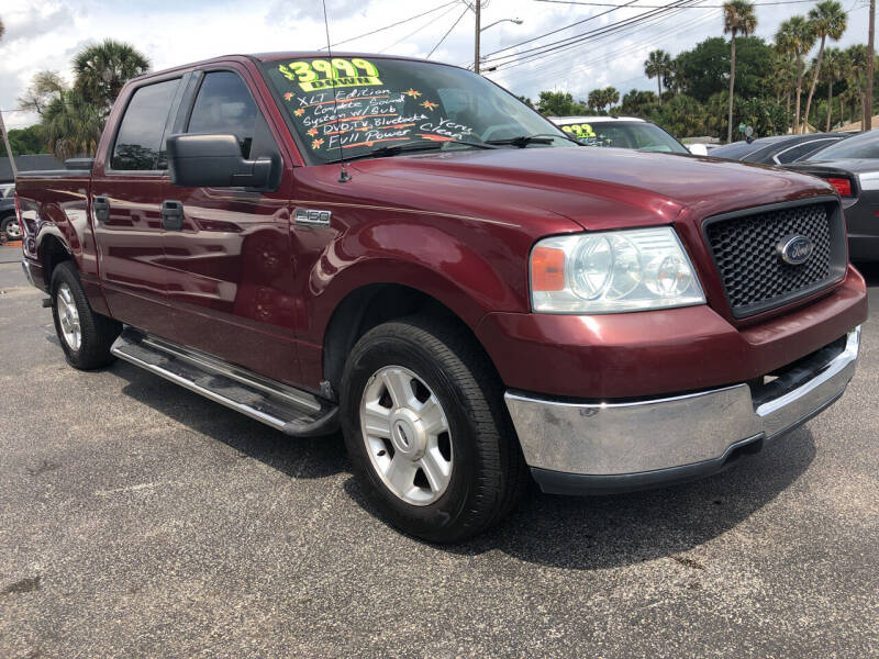 2004 Ford F-150 for sale at RIVERSIDE MOTORCARS INC in New Smyrna Beach FL