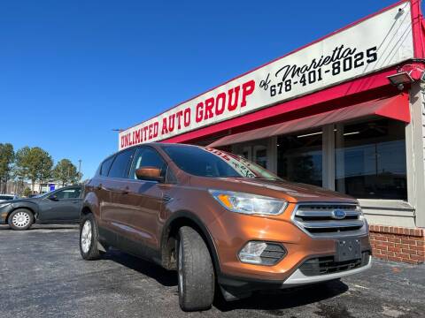 2017 Ford Escape for sale at Unlimited Auto Group of Marietta in Marietta GA
