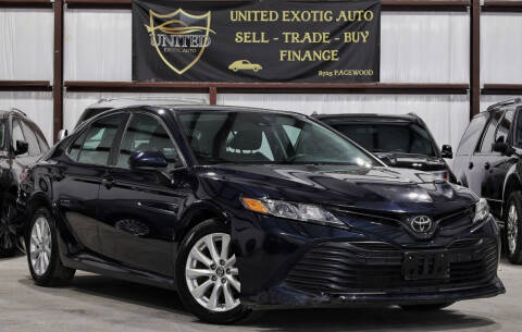 2019 Toyota Camry for sale at United Exotic Auto in Houston TX