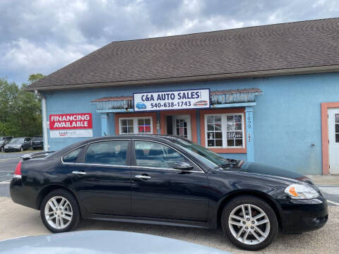 2013 Chevrolet Impala for sale at C&A Auto Sales LLC in Harrisonburg VA