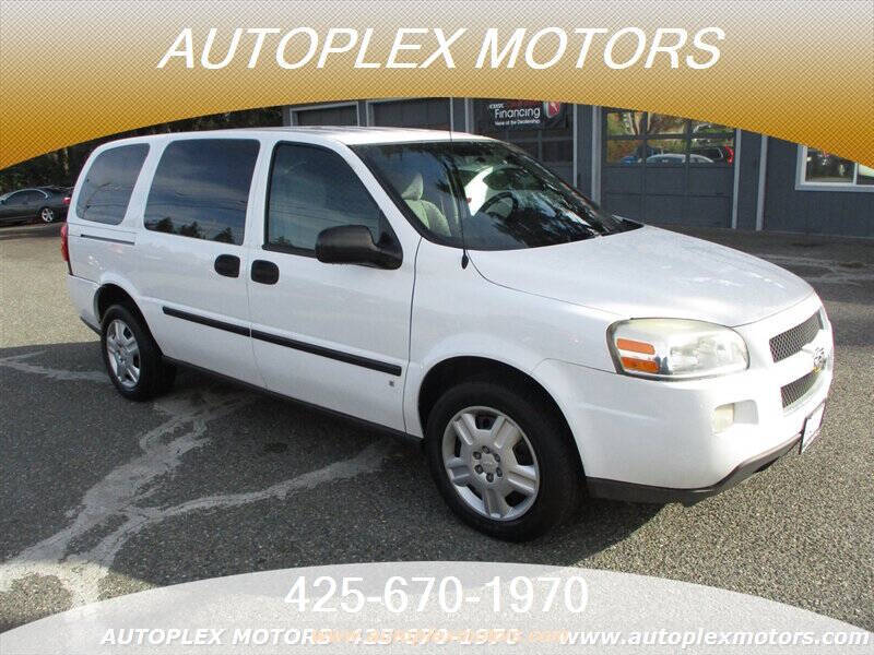 Vehicle Sales 2008 Chevrolet Uplander Cargo Van 2008 Chevrolet