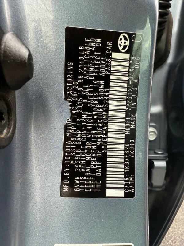 2021 Toyota Corolla LE