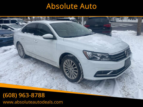 2016 Volkswagen Passat for sale at Absolute Auto in Baraboo WI