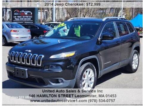 2014 Jeep Cherokee for sale at United Auto Sales & Service Inc in Leominster MA