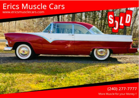 1955 Ford Fairlane for sale at Eric's Muscle Cars in Clarksburg MD
