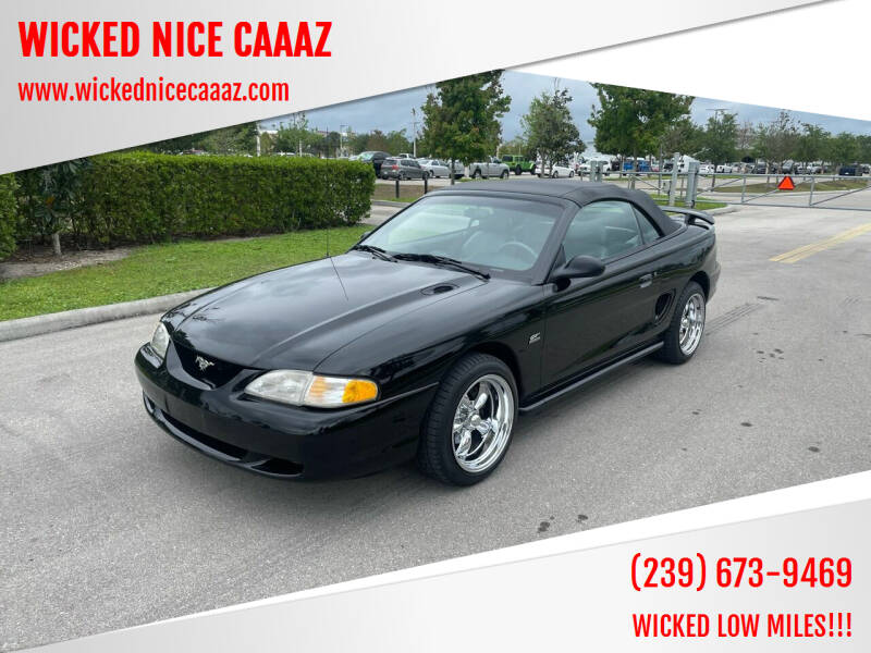 1994 Ford Mustang for sale at WICKED NICE CAAAZ in Cape Coral FL